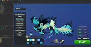 Old Zethines in the Legacy customization menu, viewed through Roblox Studio