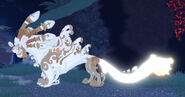 Previous Glow Tail Fabráashé; note how the eggs on the tail don't glow