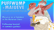 Puffwump and Maiueve card