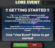 Getting Started Message