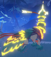 Old Glow Tail + Glimmer Coniferon in-game