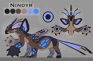 Original Nindyr concept art (secondary color palette)