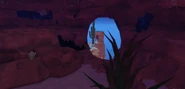 Inkpujin's Head in the lower hole of the highest island