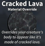 Cracked lava