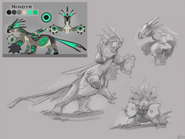Original Nindyr concept sketches by Stood (Stood_04)