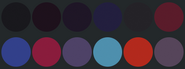 Kavouradis' primary color palette