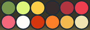 Doragonix's primary color palette