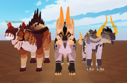 Size comparison, front view