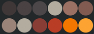 Parahexilian's primary color palette