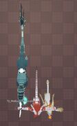 Size comparison, top view