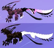 Old Custom Glow Tail Novus Warden, note the neon on back toes instead of blades and rocks