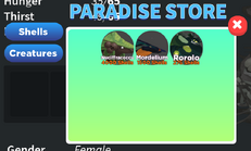 The Paradise Store as of Part 1