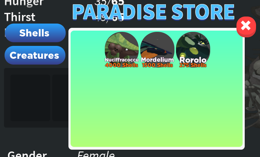 New Creatures of Sonaria update week three of the Summer Paradise