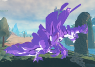 Previous Amethyst Caldonterrus; note the grey areas