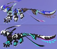 Shimmer + Glimmer Novus Warden, white for shimmer, blue glimmer and pink where they overlap