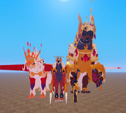 Erridea + Empiterium (Both creatures species ) Creatures of Sonaria COS  Roblox