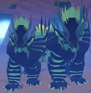 Custome dwarfism (left) and normal (right) Kaegiszarr