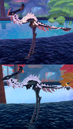 Adult male (above) and female (below) Khiku