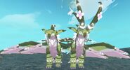 Custom gigantism (right male) and elder (left female) Saukuryn