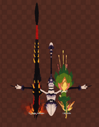 Old size comparison, top view