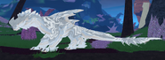 Leucistic Meorlark in-game