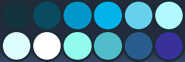 Oxysenix's primary color palette