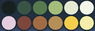 Clovilowper's primary color palette