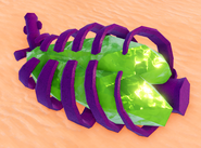 Cantapodi's Legacy carcass features green flesh and purple bones