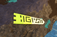 A piece of Inkpujin's ribbon seen during the Lore Event 2024