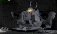 Rusty, the Fire Knight Mech.