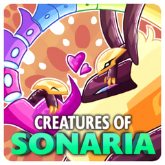 here's a little sticker i made back during the 2022 easter event for  creatures of sonaria behold, t…