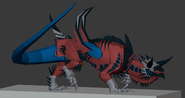 Lure's previous model rigged