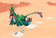 Brequewk's blood, which is light lime green
