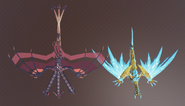 Versus Sar'Hingaro, top view, spread apart