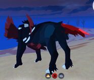 Old Glow Tail Hebitoa; note the glowing thighs
