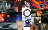 The inspiration board used for drafting Caldonterrus