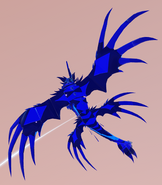 Sapphire Glovaucus, back view