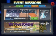 Event Missions menu during part 2