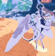 Angelic Warden's blood, which is pale yellow
