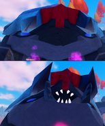 A closer view of Kavouradis' mouth (close/open)