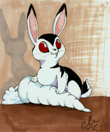 Bunnicula, a lagomorpyre rabbit