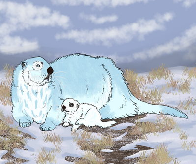 Ice otter