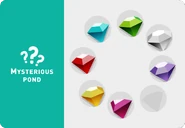 Slotting crystals into the Mysterious Pond