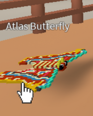 Atlas Butterfly Creatures Tycoon Wiki Fandom - roblox jurassic park tycoon supply quest