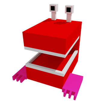 minecraft papercraft mini squid
