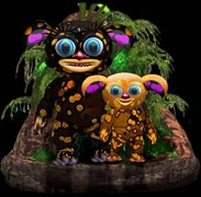 Male Junglenorn and baby