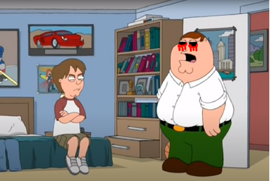 Family Guy Death Pose but E From Alphabet Lore by GalaticBlackhole