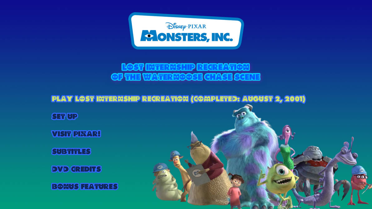 The Lost Monsters, Inc DVD Bootleg, Spinpasta Wiki