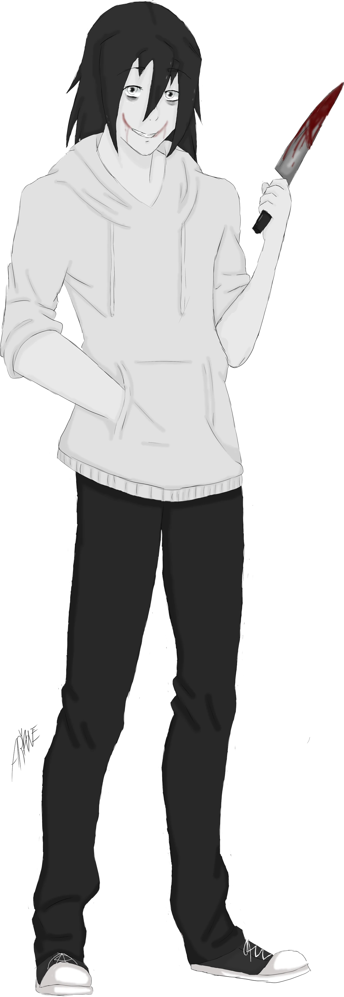 Discover 71+ jeff the killer sketch in.eteachers