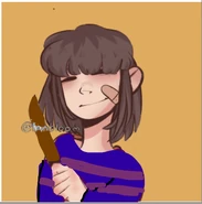 Fearful Frisk design in picrew